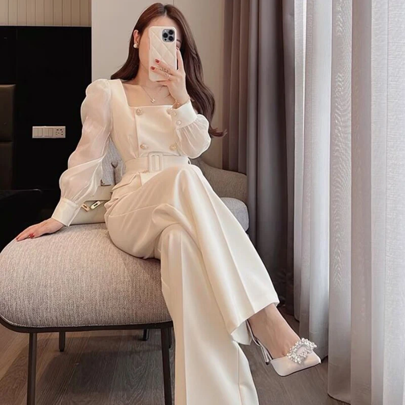 Pant Summer Set of Two Fashion Pieces for Women Luxury Women's Sets Sexy Trouser 2 Piece Outfits 2023 Pants Elegant Blazer Su