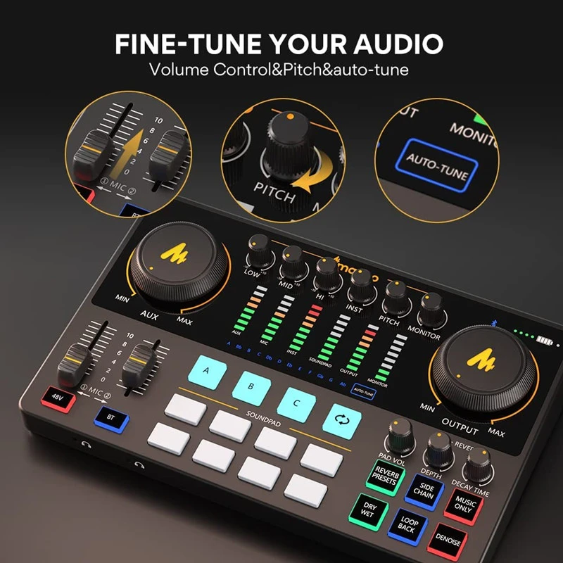 Elevate Your Audio with the Maonocaster Sound Card Set for Podcasting and Live Streaming