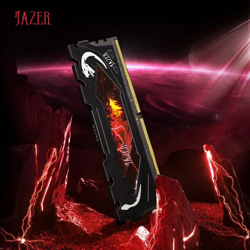 Upgrade Your Desktop Memory with JAZER DDR4 RAM Superior Performance, Heatsink Design, Multiple Speed Options