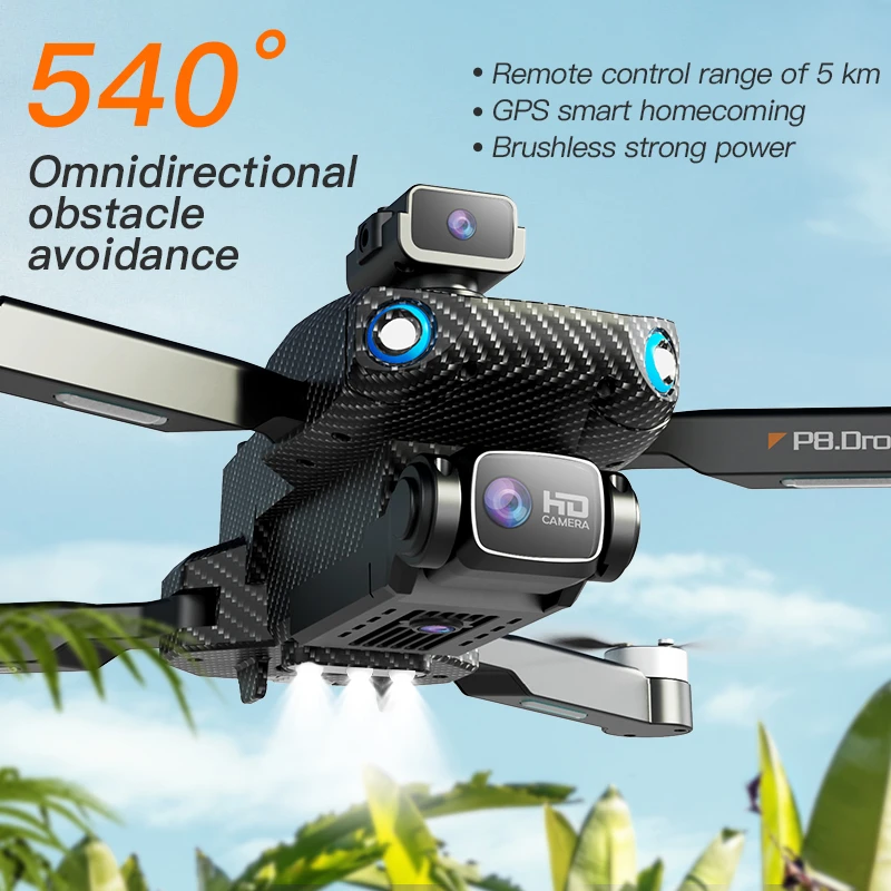 Experience Aerial Photography with the Professional RC Drone 6K HD Camera, 5G WIFI FPV, Brushless Motor