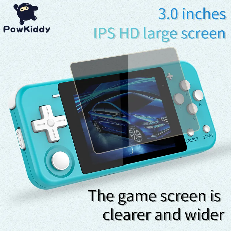 Experience Retro and Modern Gaming with POWKIDDY Q90 Handheld Console