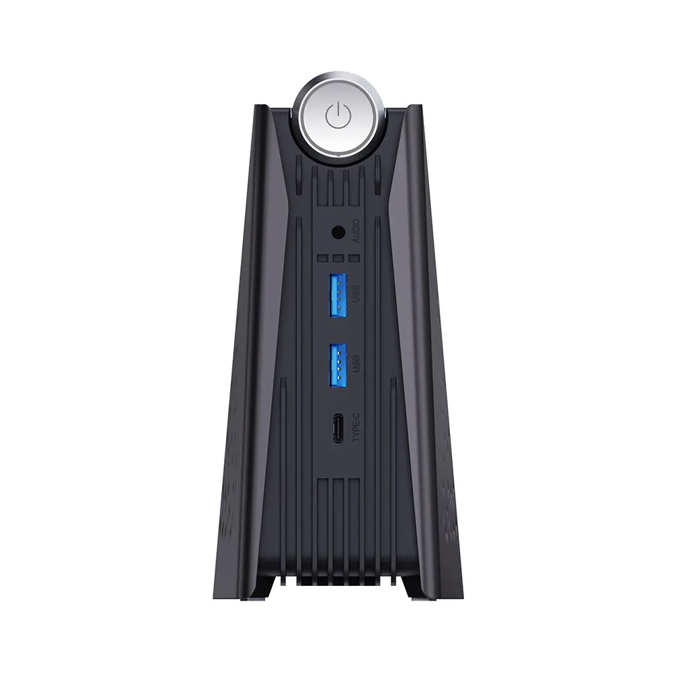 Chatreey AMR5 Mini PC Ryzen 5 5600U Colorful Lighting Gaming Desktop Computer Dual m.2 SSD Wifi6 BT 5.2 Pre installed Windows