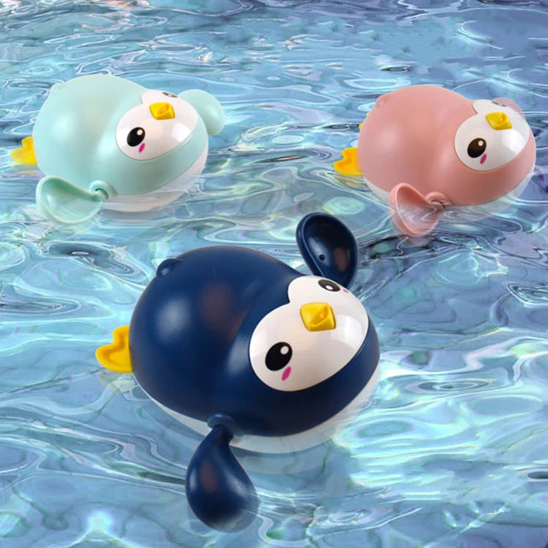 Summer Bath Toys: Swimming Clockwork Dolls, Cute Funny Animals Kids' Water Play for Bathroom, Bathtub