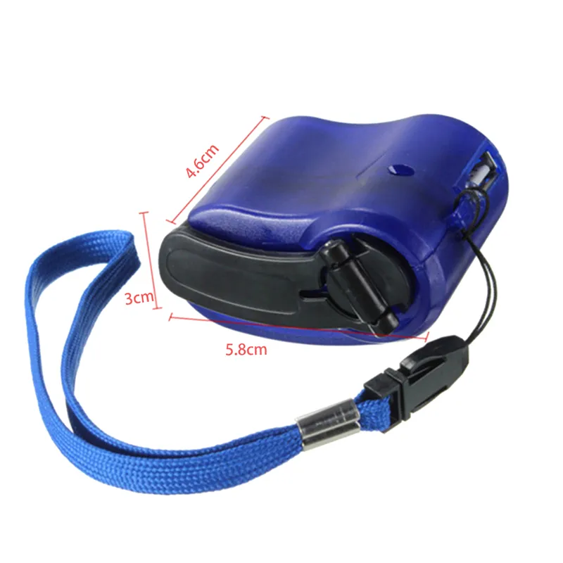 Emergency Hand Crank USB Phone Charger Portable for Camping Hiking Outdoor EDC Tool
