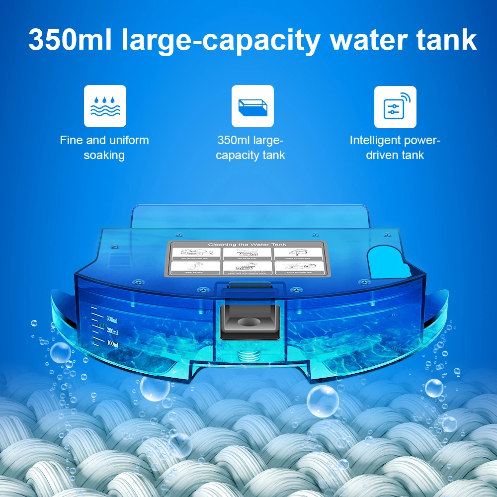 Liectroux XR500 Robot Vacuum Cleaner Laser Navigation 6500pa Suction Wet Mopping