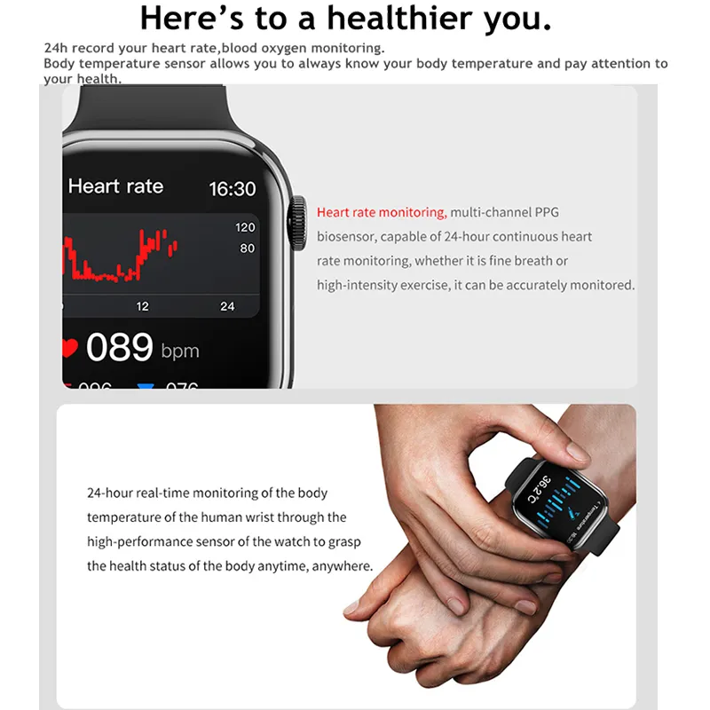 2023 Ultra Series 9 NFC Smartwatch BT Calling Waterproof Wireless Charging 2.05 inch Screen