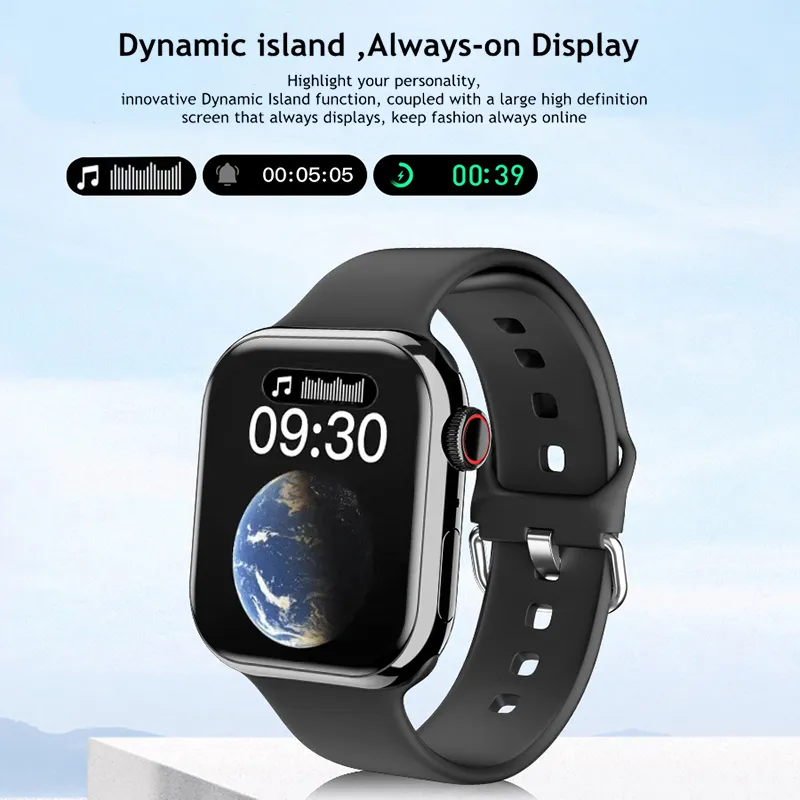 2023 Ultra Series 9 NFC Smartwatch BT Calling Waterproof Wireless Charging 2.05 inch Screen