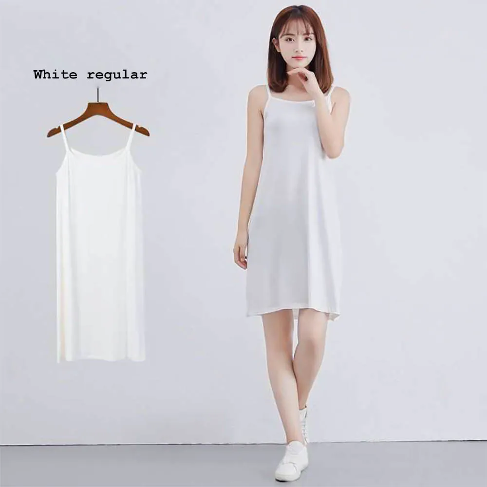 Women's Camisole Dress Loose Summer Tops Mid Length Versatile Inside Outside Wear
