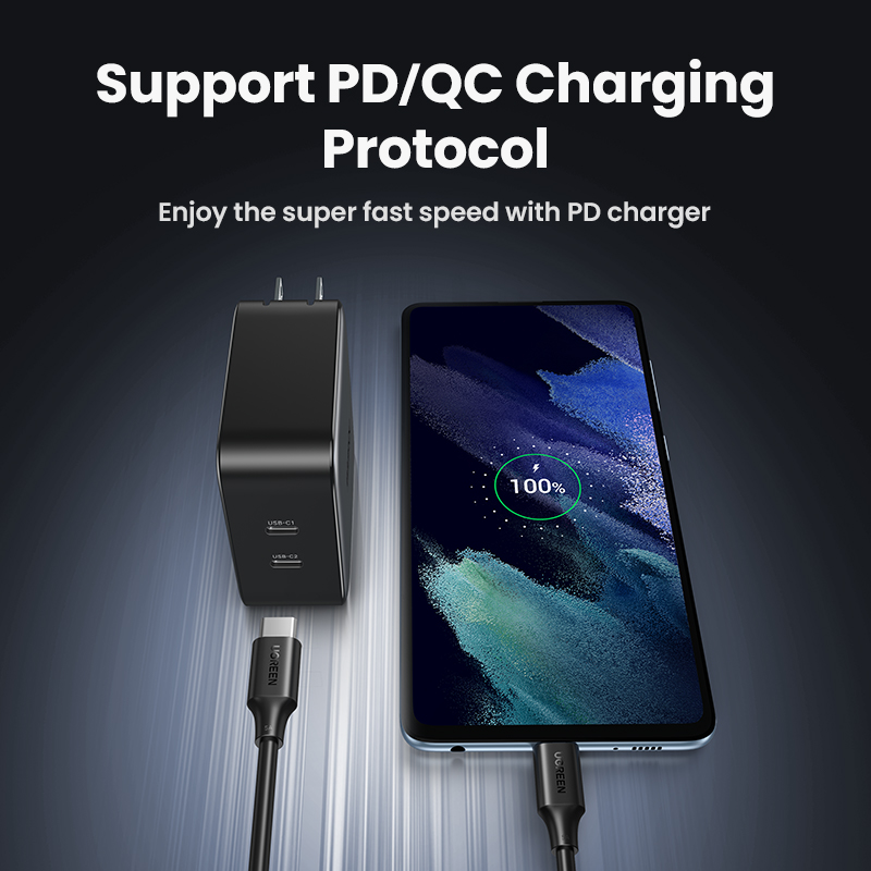 UGREEN USB C to C Cable 100W,60W for iPhone, MacBook, iPad